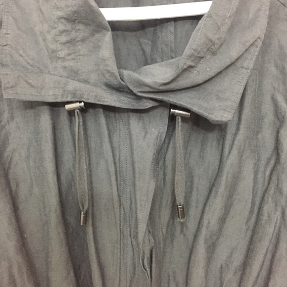 EILEEN FISHER Size 2XL Long Button Down Jacket - Picture 4 of 8